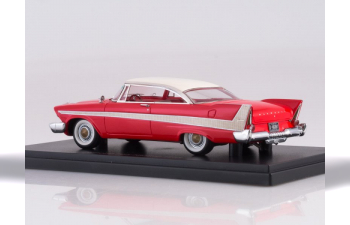 PLYMOUTH Fury Hardtop 1958 Red / White