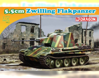 Сборная модель Танк 5,5см Zwilling Flakpanzer