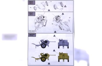 Сборная модель Flak 38 German Anti Aircraft Gun (2 in the box)