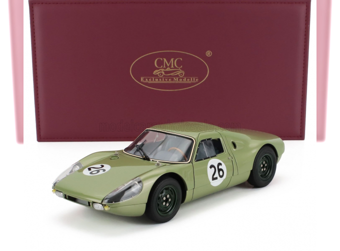 PORSCHE 904 Carrera Gts Ch.904-025 №26 Silverstone International Grand Touring (1964) Innes Ireland, Green