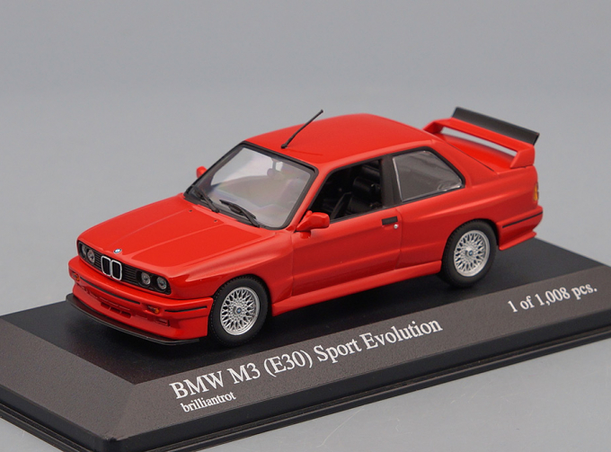 BMW M3 (E30) Sport Evolution (1990), red