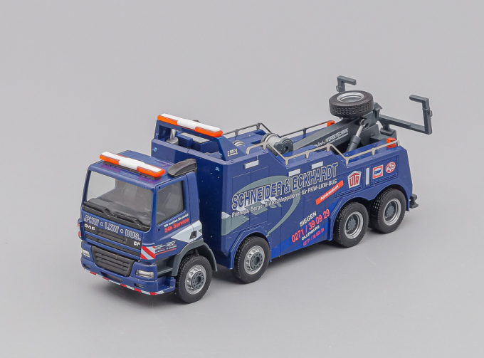 DAF CF Empl Wrecker (Bison) "Schneider & Eckhardt", blue / lightblue / white / black