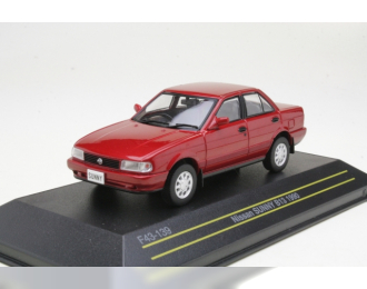 NISSAN Sunny (B13) (1990), red