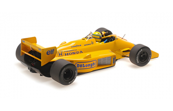 LOTUS F1 Honda 99t N 12 Winner Monaco Gp Dirty Version (1987) Ayrton Senna - First Victory F1 Monaco Gp, Yellow