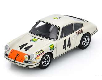 PORSCHE 911t Coupe Team Auguste Veuillet (night Version) N 44 24h Le Mans 1968 Claude Ballot Lena - Guy Chasseuil, White Red