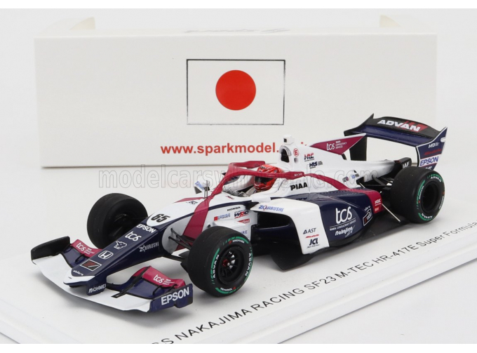 DALLARA Sf23 Honda M-tec Hr-417e Team Tgm Tcs Nakajima Racing №65 Super Formula Season (2023) Ren Sato, White Blue Red