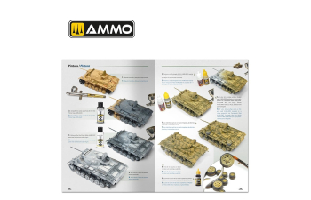 Как раскрашивать немецкие танки середины Второй мировой войны (ФЕВРАЛЬ 1943 - СЕНТЯБРЬ 1944) (на двух языках) / How to Paint Mid WWII German Tanks (FEB 1943 - SEP 1944) (Bilingual)