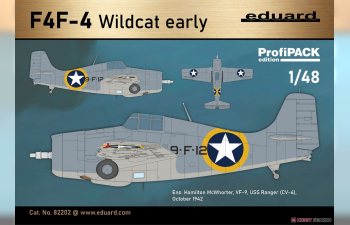 Сборная модель F4F-4 Wildcat early