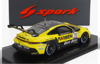 PORSCHE 911 991-2 Gt3 Team Farben №73 Champion Brazilian Porsche Carrera Cup Season (2022) E.Elias, Yellow Black