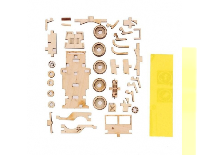 Cборная модель "Военный джип"