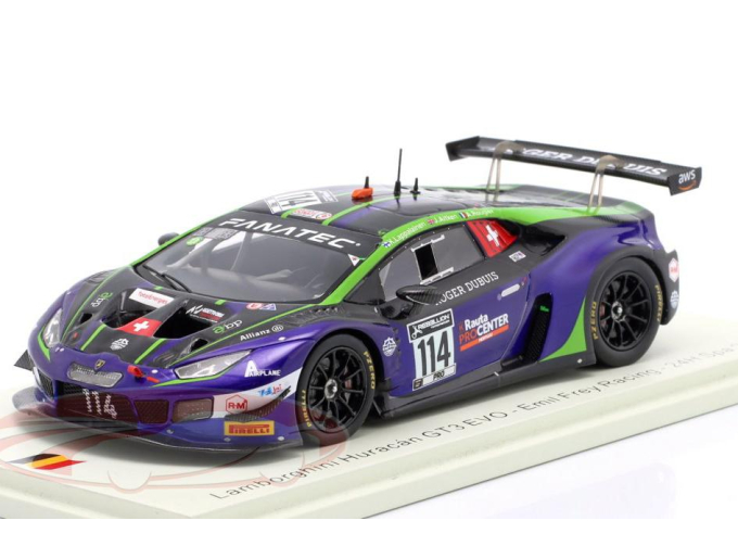LAMBORGHINI Huracán GT3 Evo №14 Emil Frey Racing 24h Spa Jack Aitken, Konsta Lappalainen, Arthur Rougier (2021)