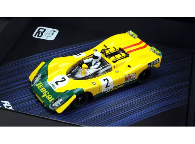 PORSCHE 908/2 Jo Siffert Special Edition (1970), yellow/green