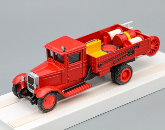 ЗИS-5 ПМЗ-5 пожарный автомобиль, красный