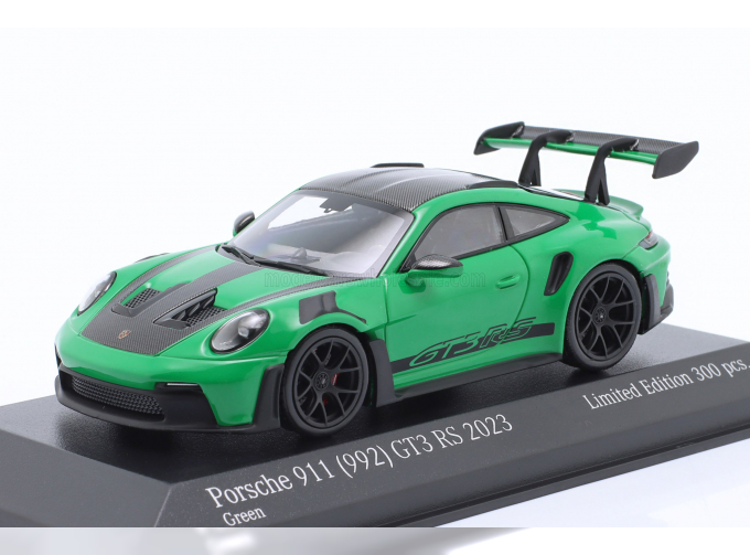 PORSCHE 911 992 Gt3 Rs Coupe Weissach Package (2023), Green Black