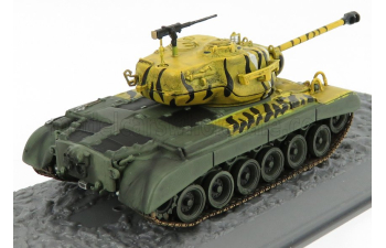 TANK M26 Pershing 6th Battalion Korea (1951) - Con Vetrina - With Showcase, Military Camouflage