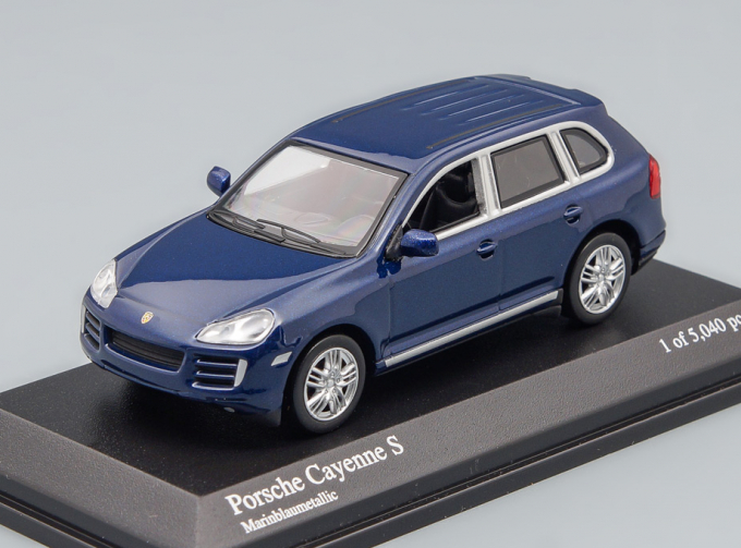 PORSCHE Cayenne S 2007, blue