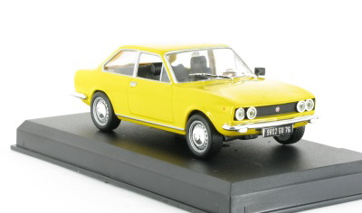 FIAT 124 Sport 1971, серия Auto Plus La Collection 73, желтый