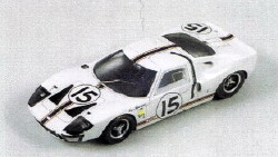 FORD GT 40 №15 Le Mans 1966, белый