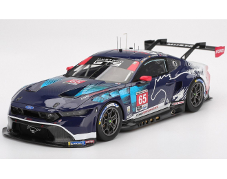 FORD Mustang Gt3 5.4l V8 Team Multimatic Motorsport №65 Winner Gtd Pro Class Imsa 24h Daytona (2025) Christopher Mies - Dennis Olsen - Frederic Vervisch, Blue
