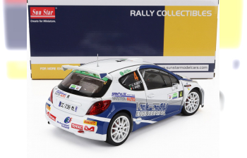 PEUGEOT 207 S2000 №4 Rally Circuit Of Irland (2012) C.Breen - C.Roberts, White Blue