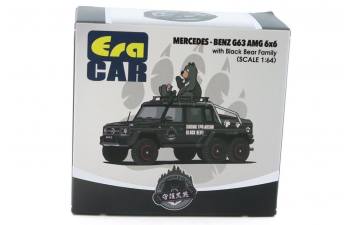 MERCEDES-BENZ G63 AMG 6x6 with Black Bear Family