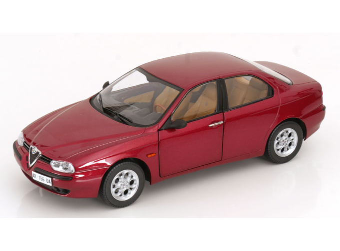 ALFA ROMEO 156 2.5 V6 24v (1997) – Beige Interior, Rosso Proteo Met Red
