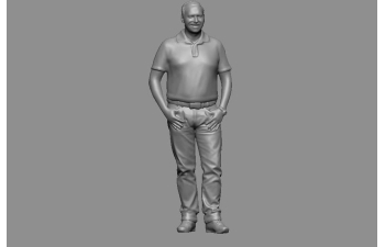 Фигурка Мужчина в тенниске.(под покраску)