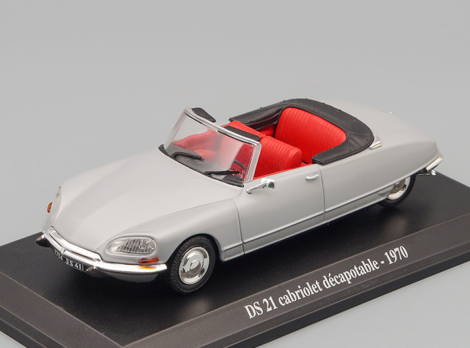 CITROEN DS 21 Cabriolet decapotable (1970), grey metallic
