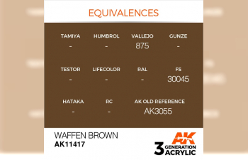 Краска акриловая WAFFEN BROWN – FIGURES 17 мл