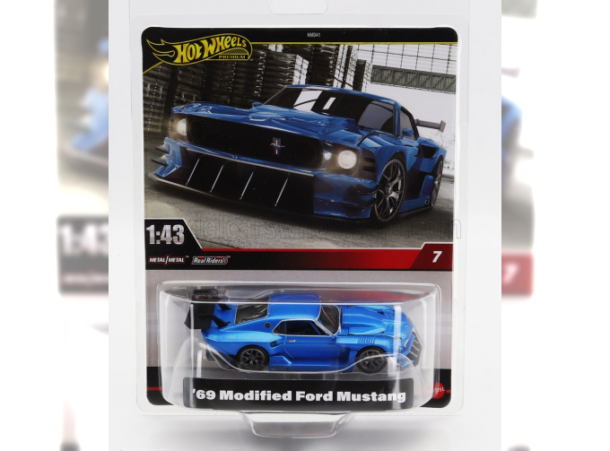 FORD Mustang Modified Coupe (1969), Blue Met