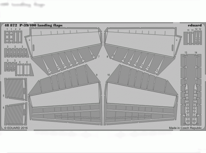 Фототравление для P-39/400 landing flaps