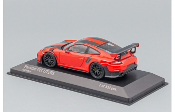 PORSCHE 911 (991/2) GT2 RS with black rims (2018), red