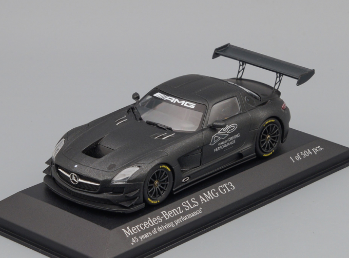 MERCEDES-BENZ SLS AMG GT3 "45 yearsofdriving perfomance" 2013, grey