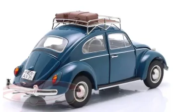 VOLKSWAGEN Beetle с багажником на крыше (1963), синий