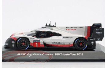 PORSCHE 919 Hybrid Evo №1 919 Tribute Tour Record Laps Timo Bernhard, Neel Jani (2018)