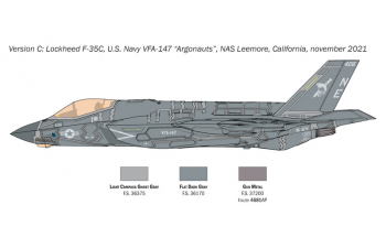 Сборная модель LOCKHEED MARTIN F-35 C Lightning Ii Military Airplane 2011