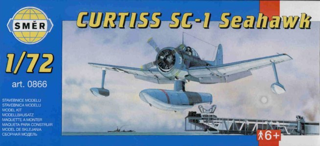 Сборная модель Самолёт Curtiss SC - 1 Seahawk