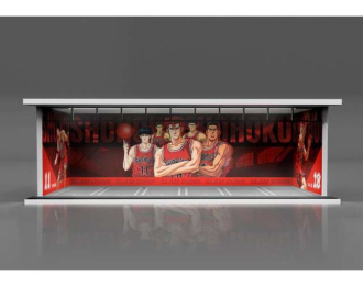 Parking Garage *Slam Dunk with light*, red