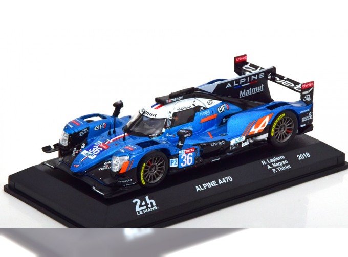 ALPINE A470 №36 24h Le Mans, Lapierre/Negrao/Thiriet (2018)