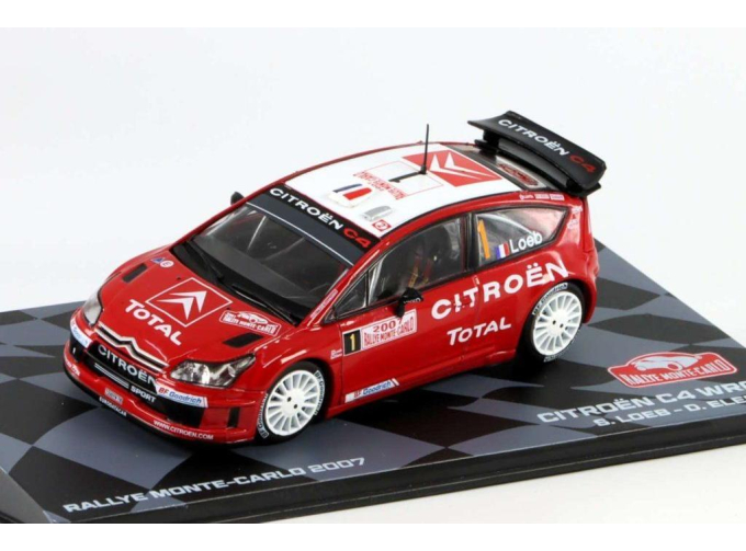 CITROEN C4 WRC #1 Rallye Monte Carlo (2007) S.Loeb D.Elena
