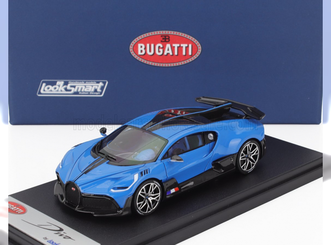 BUGATTI Divo (2020), French Racing Blue Glossy Black