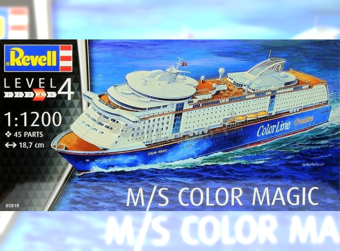 Сборная модель Круизный лайнер M/S Color Magic