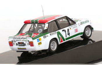 FIAT 131 Abarth Team Alitalia №14 Rally Montecarlo Röhrl/Geistdörfer (1979), white green