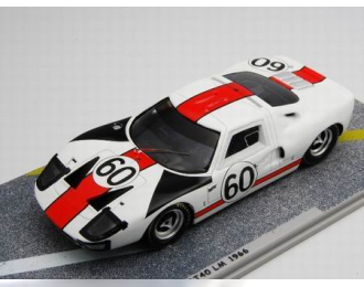 FORD GT 40 №60 Le Mans (Jacques Bernard Ickx – J.Neerpasch) 1966, белый