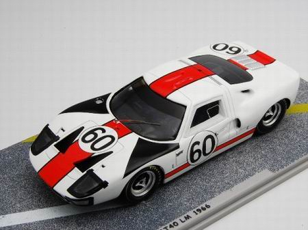 FORD GT 40 №60 Le Mans (Jacques Bernard Ickx – J.Neerpasch) 1966, белый