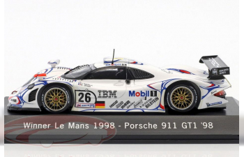 PORSCHE 911 GT1 #26 Winner 24h LeMans Allan McNish, Stéphane Ortelli, Laurent Aiello (1998)