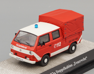 VOLKSWAGEN T3a Double Cabin "FUERWEHR" (1983), red