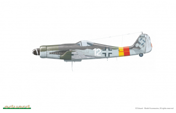 Сборная модель Немецкий высотный истребитель Focke-Wulf Fw190 D-9 ProfiPACK