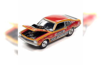 FORD Maverick Dyno Don Nicholson (1970) , Orange/ Red/Black, CHEVROLET Nova Bill Jenkins (1966), Red/White