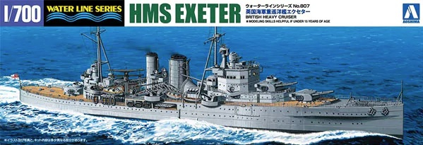 Сборная модель BRITISH HEAVY CRIUISER EXETER
